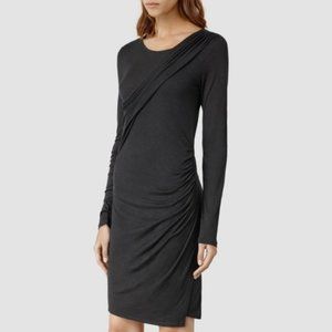 AllSaints Tundra Sleeve Black Dress size 4